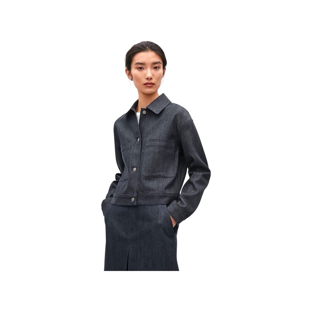 COS Chic Denim Jacket With Patch Pockets
